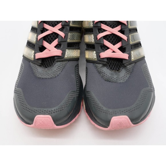 Adidas Running Shoes Womens 8.5 Response Boost 2 Techfit Black Pink Sneakers - Picture 6 of 11
